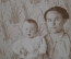 Фотография старинная "Мама с ребеночком". Фот. Покрышкин, 1912 год. #O9