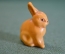 Игрушка фигурка "Заяц зайка". Целлулоид. СССР. 1940е.