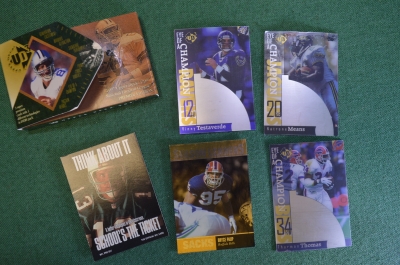 Карточки коллекционные, американский футбол (5 шт). NFL, футболист, спортсмен, спорт. 