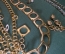 Бижутерия, женские украшения. Металл, цепочки, пояса, разнобой. Сборный лот. #13