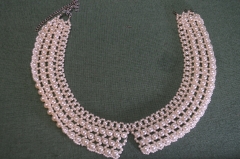 Воротник, воротничок под жемчуг.