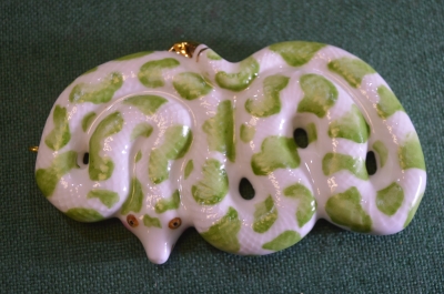 Игрушка елочная фарфоровая новогодняя "Змея". Симфония Фарфора. 