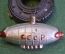 Игрушка елочная новогодняя "Дирижабль". Два подвеса. Авиация. СССР.