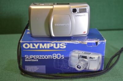 Фотоаппарат пленочный Olympus Superzoom 80s. Коробка. Япония.