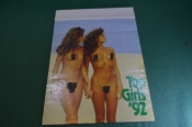 Календарь настенный. Top Girls. Эротика. Ню. Девушки. Америка. США. 1992 год.