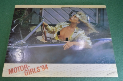 Календарь настенный. Motor Girls. Эротика. Ню. Девушки. Америка. США. 1994 год.