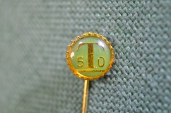 Знак, значок, фрачник "Технопромимпорт, 50 лет". 1980 год. #4