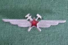 Знак, значок, кокарда "Авиамеханик". Авиация. 