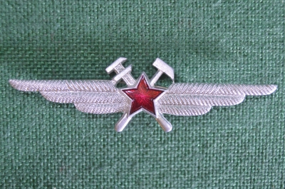 Знак, значок, кокарда "Железнодорожные войска". 