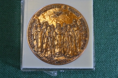 Медаль настольная "Четырехсотлетие Патриаршества в Русской Православной Церкви". Православие. #1