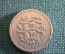 Монета 1 фунт 2002 год. One pound. Три льва. Елизавета II, Великобритания.