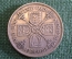 Монета 1 флорин 1928 год. One florin. Серебро. Георг V, Великобритания.