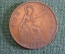 Монета 1 пенни 1930 год. One penny. Георг V, Великобритания.
