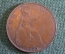 Монета 1 пенни 1920 год. One penny. Георг V, Великобритания. 