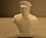 Иосиф Сталин. Бюст, белый. Искусственный мрамор. 12.5 см.