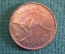 Монета 1 пенни 1963 года. Кенгуру. One penny. Елизавета II, Australia, Австралия.