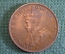 Монета 1 пенни 1934 года. One penny. Георг V, Australia, Австралия.