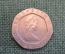 Монета 20 пенсов 1982 года. Twenty pence. Елизавета II, Великобритания.