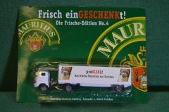 Машинка, модель. Пивной грузовик, фургон. Mauritius. ProBIER's. Блистер, реклама пива.