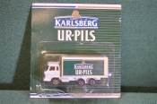 Машинка, модель. Пивной грузовик. Karlcberg. Блистер, реклама пива.