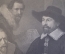 Гравюра, фототипия "Урок анатомии доктора Тульпа", с картины Рембрандта 1632 года. Медицина.