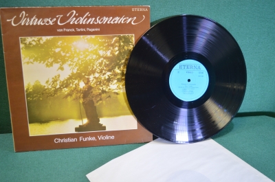 Пластинка, винил "Виртуозы игры на скрипке. Christian Funke, Violine". Eterna