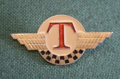 Знак, значок, кокарда "Такси, Таксист". Таксопарк, автомобиль N2 #Z3