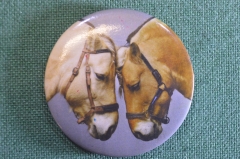 Знак, значок "Лошади, лошадки. Любовь". #Z3