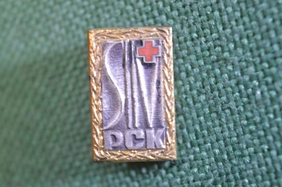 Знак, значок "PCK, Красный крест". Общество Красного Креста, Польша. #Z3