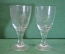 Бокалы стеклянные парные, толстое стекло.