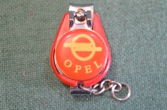 Инструмент маникюрный кусачки кусалка. Брелок. Opel. Автомобилестроение. Винтаж. Германия.
