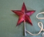 Елочное украшение "Звезда верхушка". Для елки. В коробке. СССР.