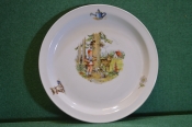 Тарелка фарфоровая детская 