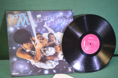 Пластинка, винил "Boney M. Бони Эм. Nightfight to Venus". Carrere. Франция.