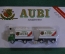 Машинка, модель. Грузовик, фура. Пиво Aubi Реклама. Блистер. Китай по заказу, Германия
