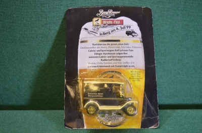 Машинка, модель. Ретро-автомобиль, фургон. Berg Brawerei Реклама. Блистер. Китай по заказу, Германия