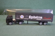 Машинка, модель. Фура, грузовик. Пиво Landskron Dunkel. Реклама.