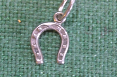Кулон серебряный подвеска "Подкова На Удачу". Серебро 925 проба.