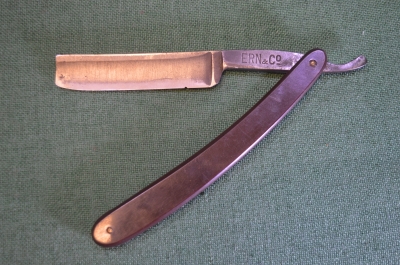 Бритва опасная "Золинген Solingen Weyer Ern & Co". Клеймо орел. Германия. Начало 20-го века.