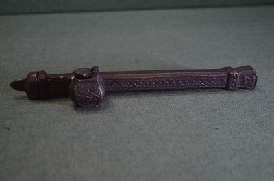 Чернильница дорожная старинная. Металл. Восток. 1929 год.