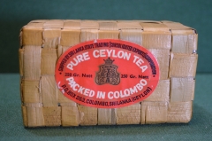 Чай Цейлонский. Запечатанная коробка. 250 гр. Винтаж.