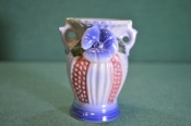 Ваза мини, вазочка миниатюрная. Цветы. Керамика.