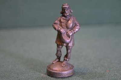 Солдатик, фигурка "Крестьянин, сеятель". Металл.