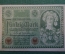 Бона, банкнота 50 марок 1920 год. Пятьдесят. Рейхсбанкнота. Веймар, Германия. #2
