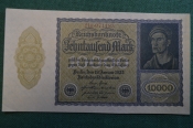 Бона, банкнота 10000 марок 1922 год. Десять тысяч. Рейхсбанкнота. Веймар, Германия. 