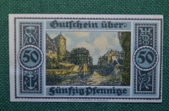 Нотгельд, бона 20 пфеннигов 1921 год. Город Hannover, Ганновер. Веймар, Германия.