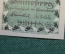 Нотгельд, бона 10 пфеннигов 1921 год. Город Sonneberg, Соннеберг. Ангел с кучей подарков. Германия.