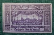 Нотгельд, бона 25 пфеннигов 1920 год. Hildesheim (Хильдесхайм). Герб. Веймар, Германия.