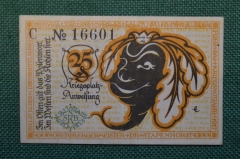 Нотгельд, бона 25 пфеннигов 1919 год. Город Bielefeld, Билефельд. Репка. Веймар, Германия.