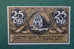 Нотгельд, бона 25 пфеннигов 1921 г. Город Bad Salzuflen, Бад-Зальцзуфлен. Кузнец. Веймар, Германия.
